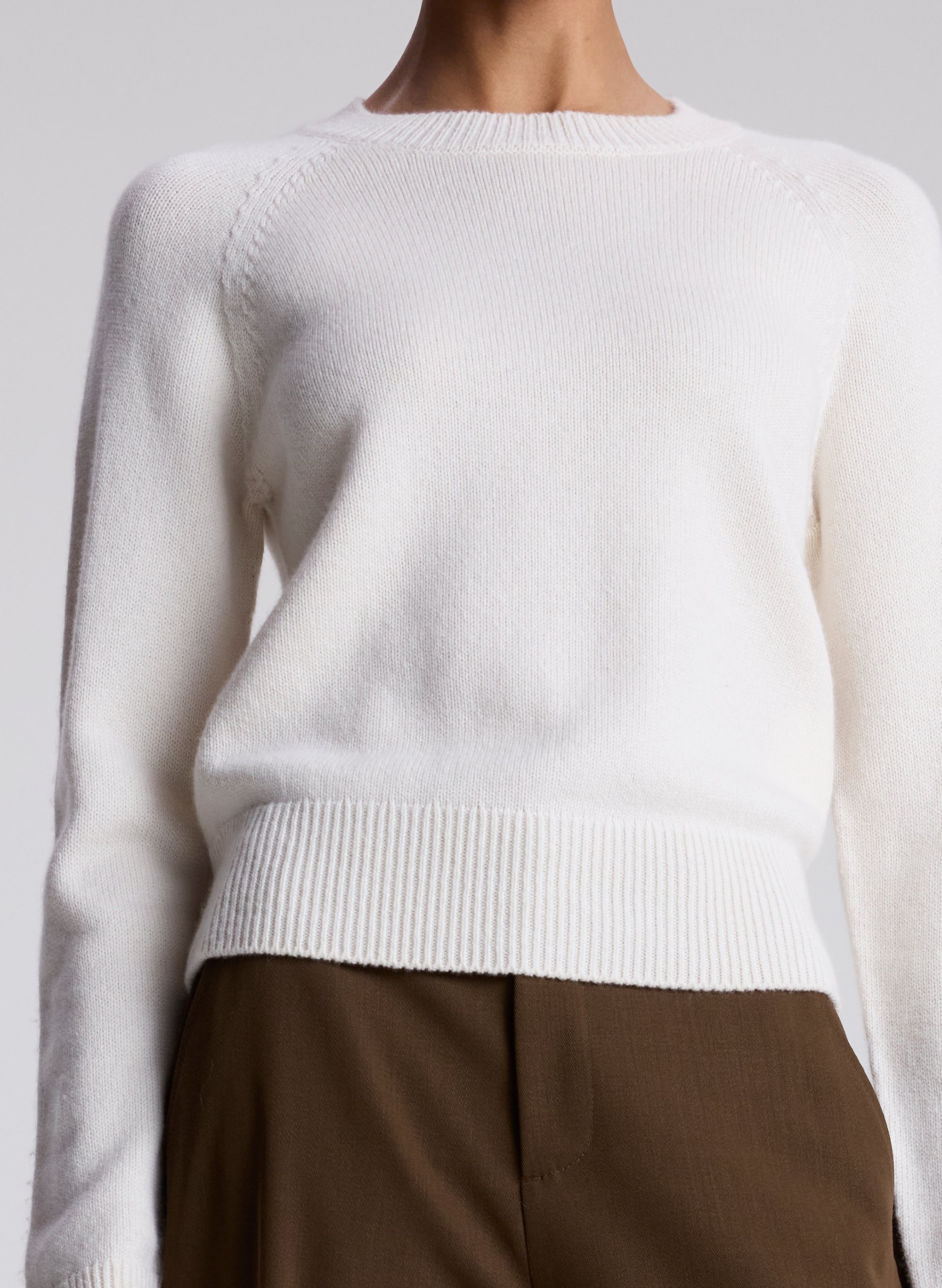Ashtyn Cashmere Crew Neck Sweater