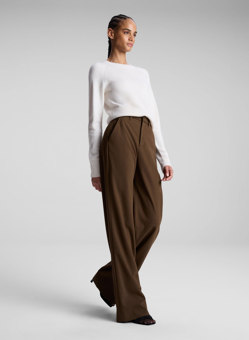 Ashtyn Cashmere Crew Neck Sweater