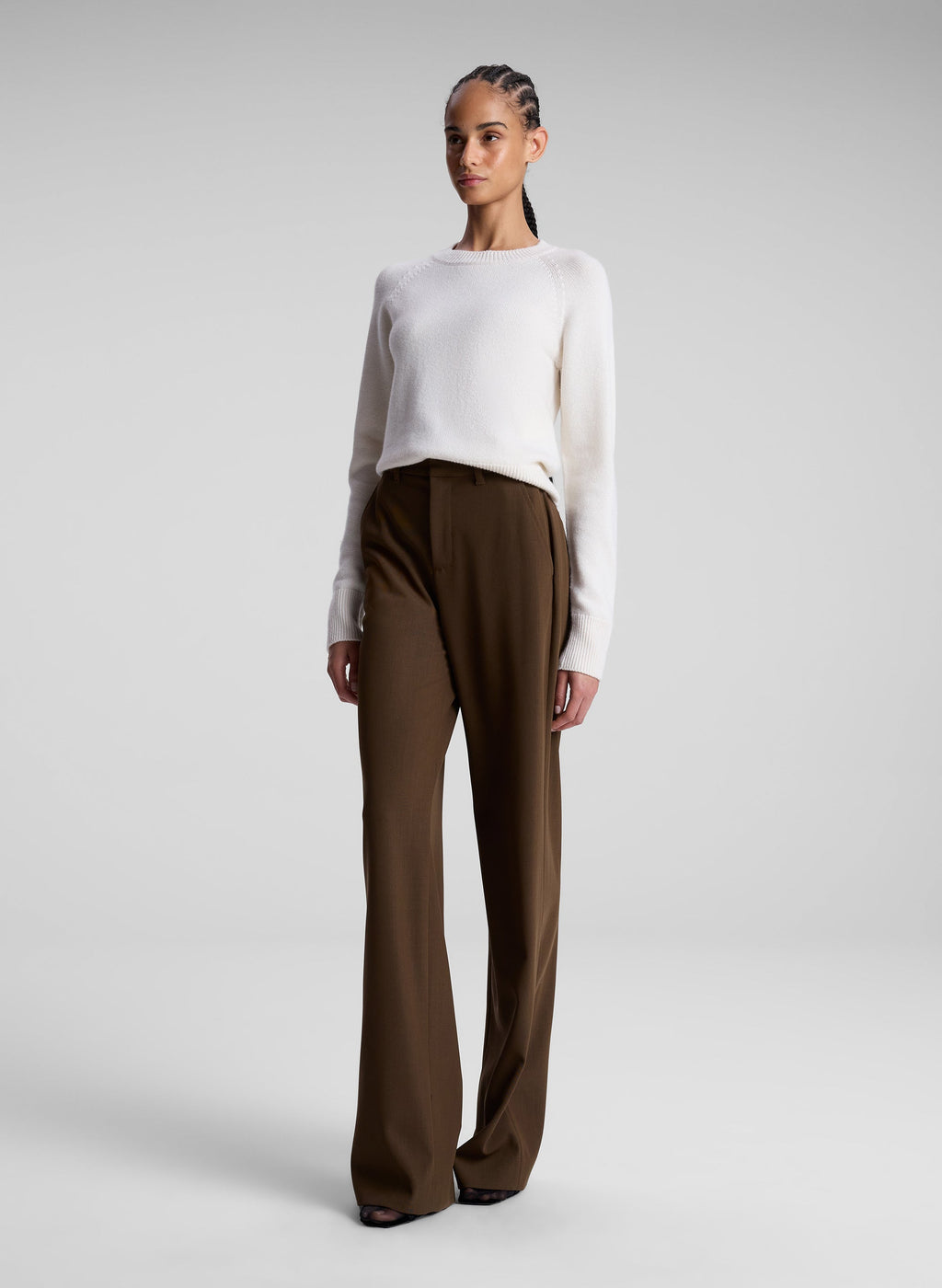 Ashtyn Cashmere Crew Neck Sweater