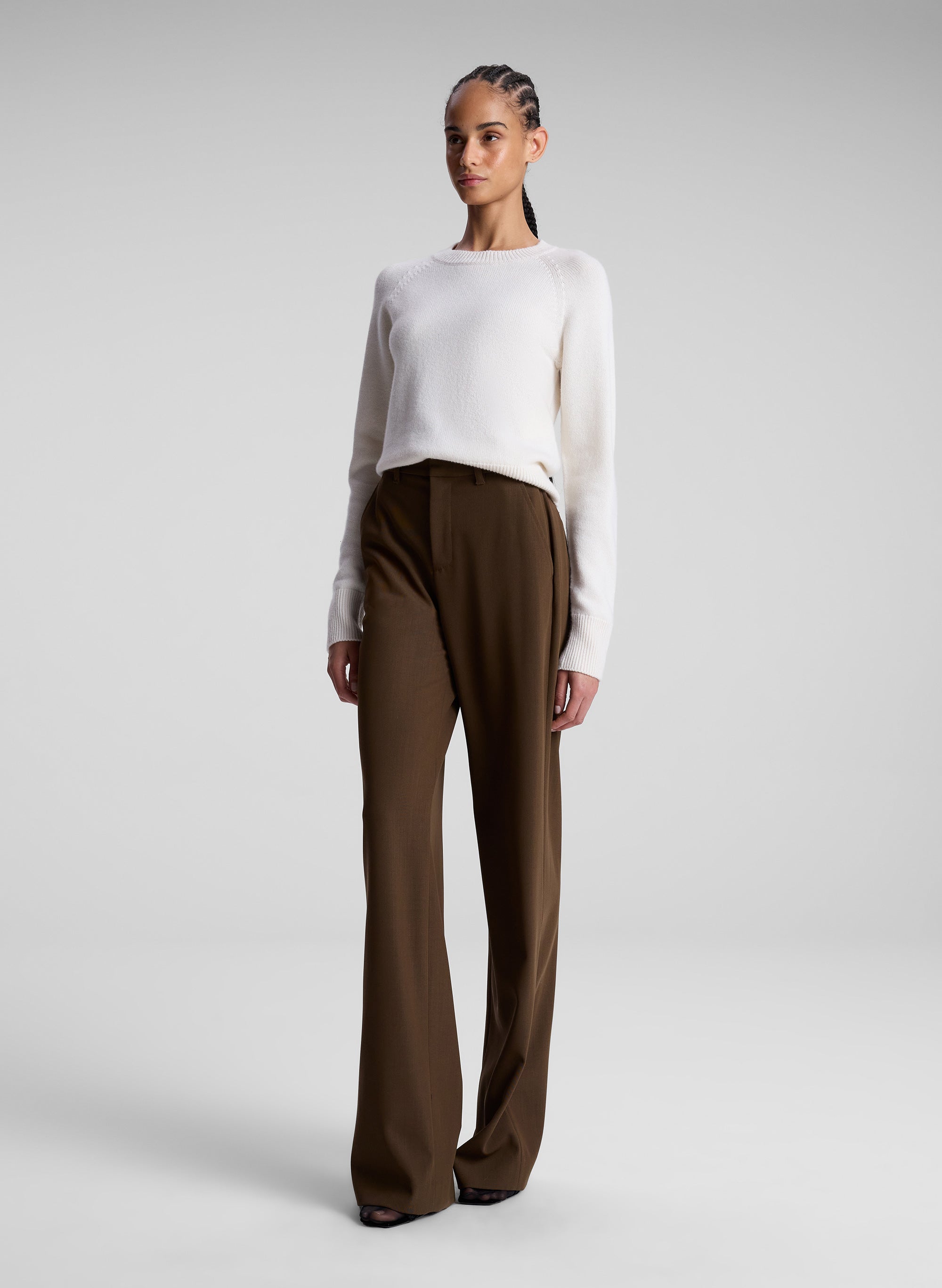 Ashtyn Cashmere Crew Neck Sweater