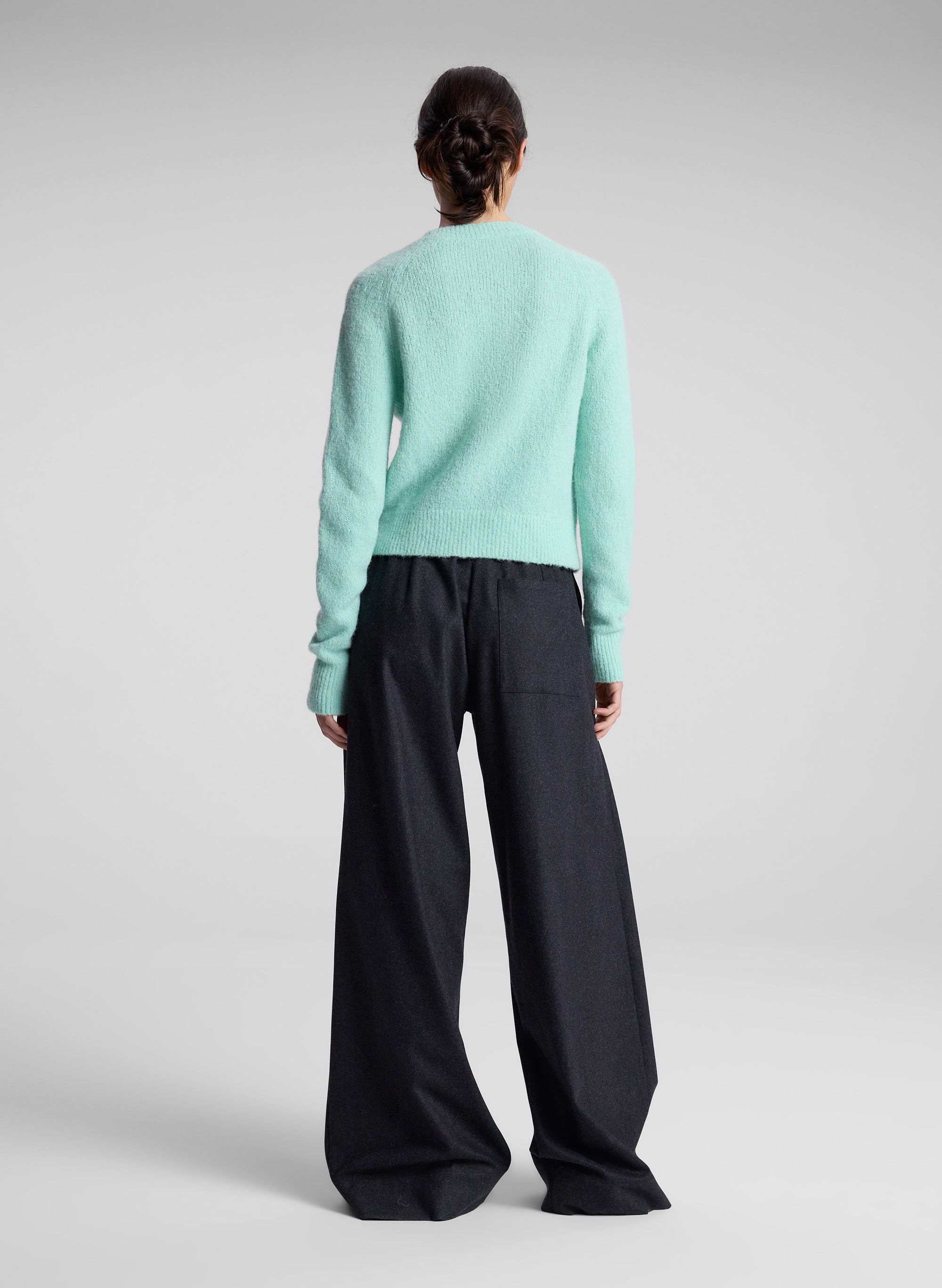 Frankie Wool Cashmere Crew Neck Sweater